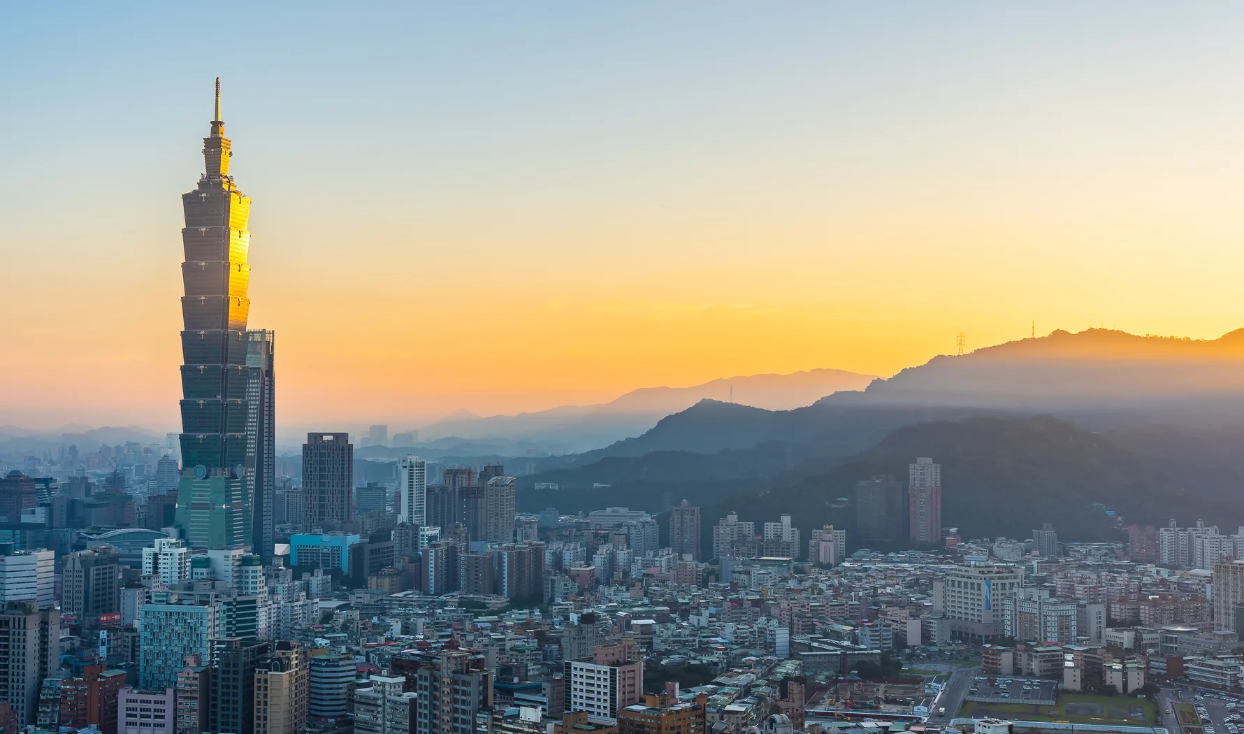 台北 101 與台北市天際線，HYROX Taipei 2027 舉辦城市